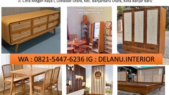 Delanu Interior Jasa Pembuatan Meja Kursi Cafe Custom di Banjarmasin
